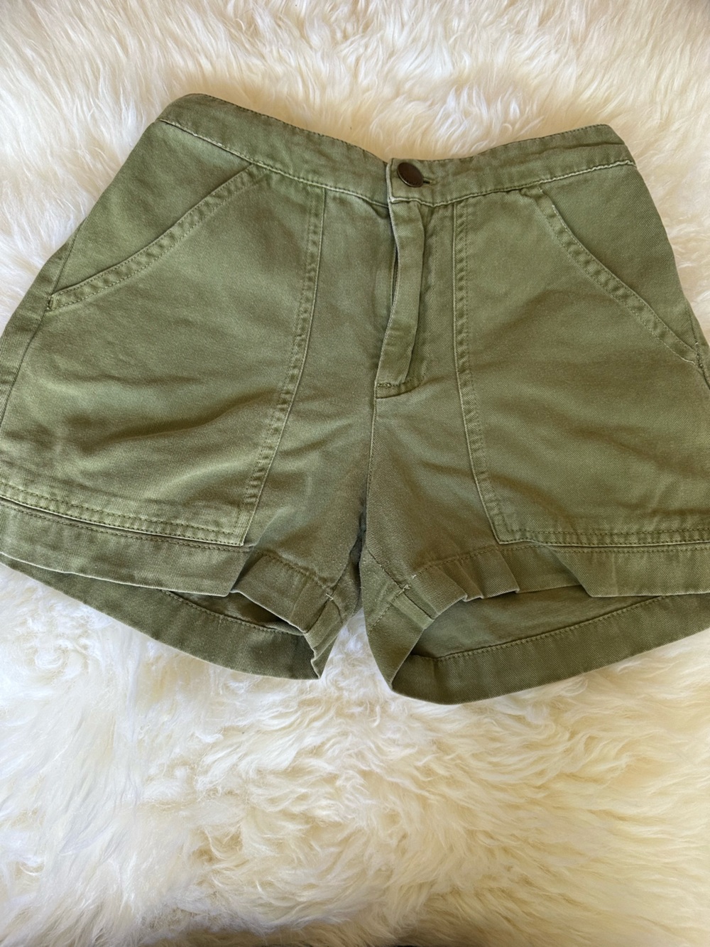 Billabong Olive Utility Short Shorts
